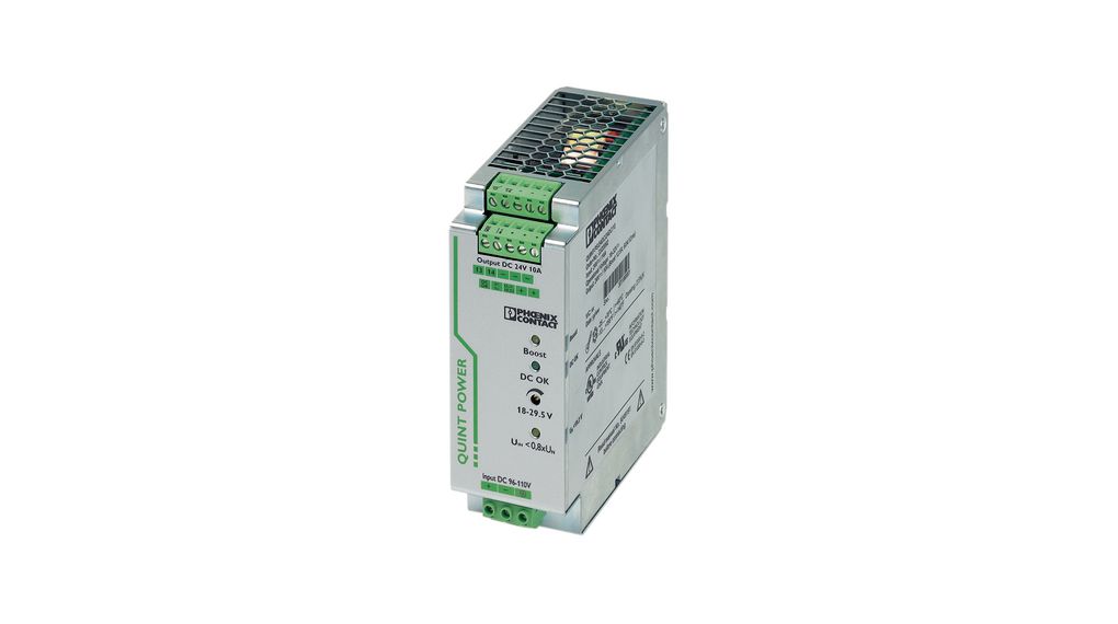 DC / DC Converter, 67.2 ... 110V, 24V, 10A, 240W